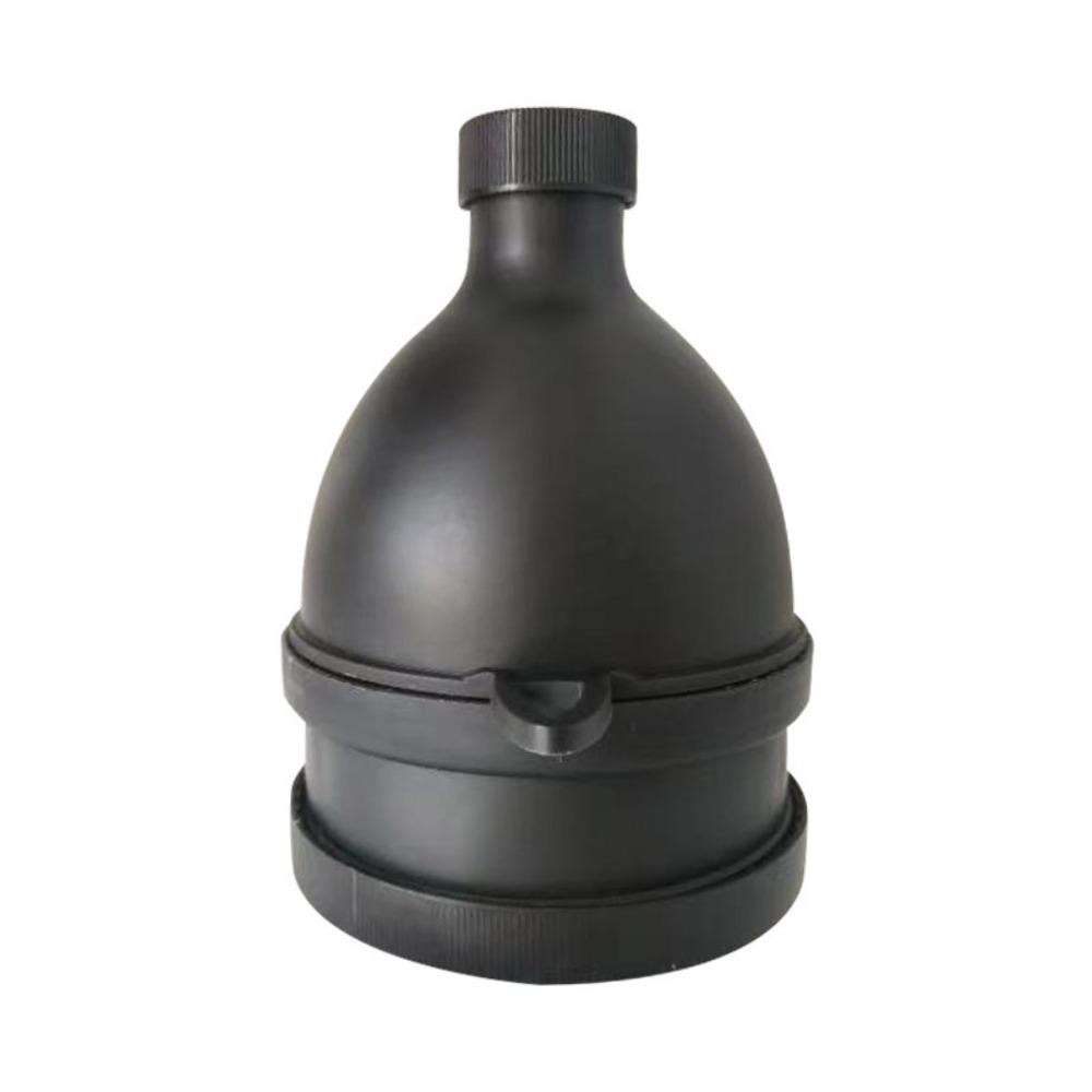 Контейнер для протеинового порошка 2 слоя 70 мл Бутылка для шейкинга протеинового порошка Воронка для протеинового порошка Фитнес чёрный