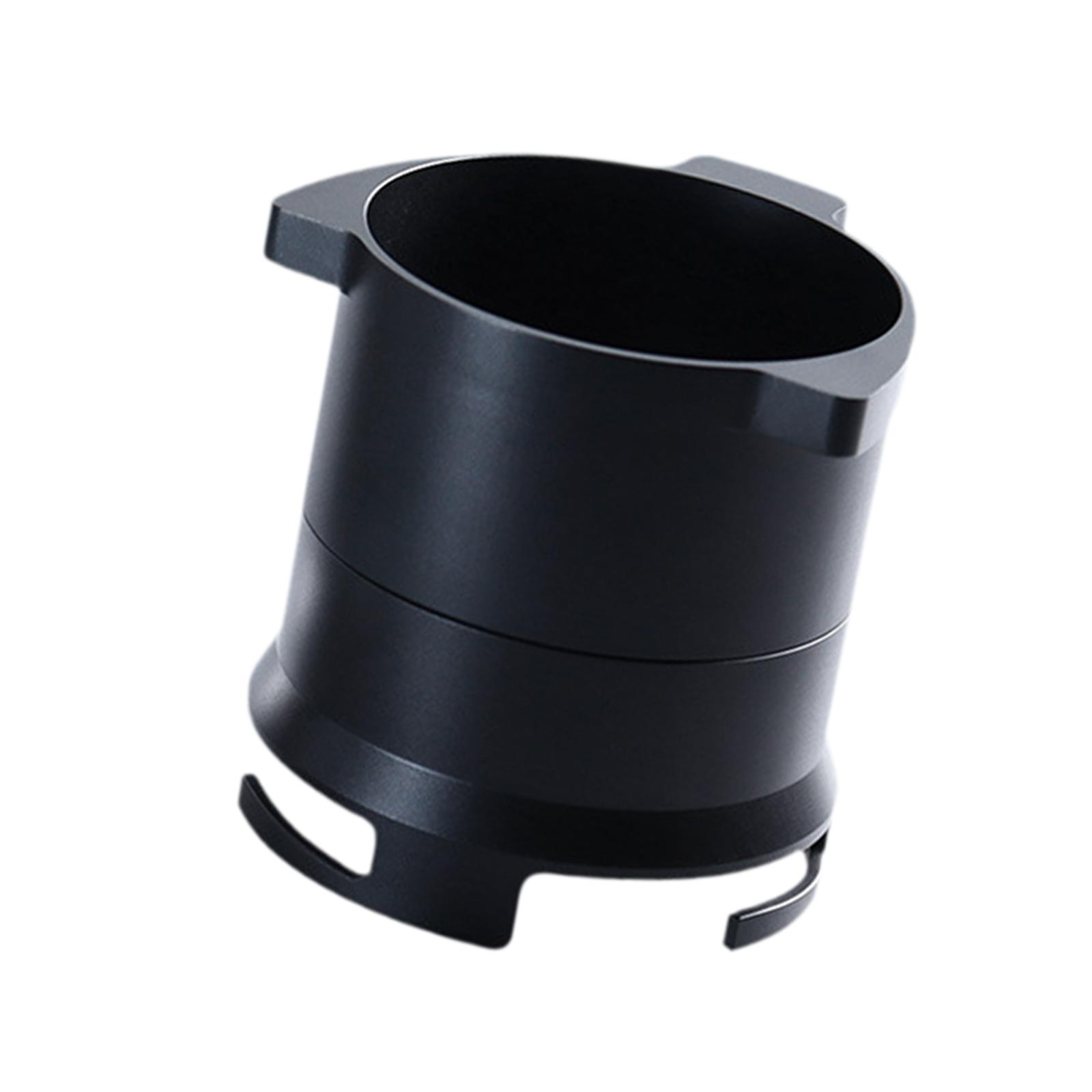 Диспенсер для порошка Распределитель кофейного порошка Вращающийся диспенсер Вращающийся разбрасыватель кофейного порошка для портафильтра Бар Кухня чёрный