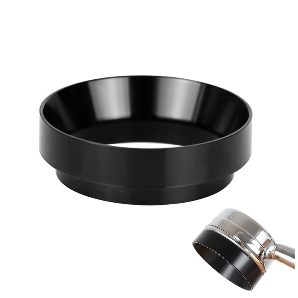 Ручка кофемашины Крестообразное кольцо для порошка Кофемолка Магнитное алюминиевое кольцо для порошка Приемник порошка, препятствующий разлету порошка Кольцо для порошка Дозировка кофе